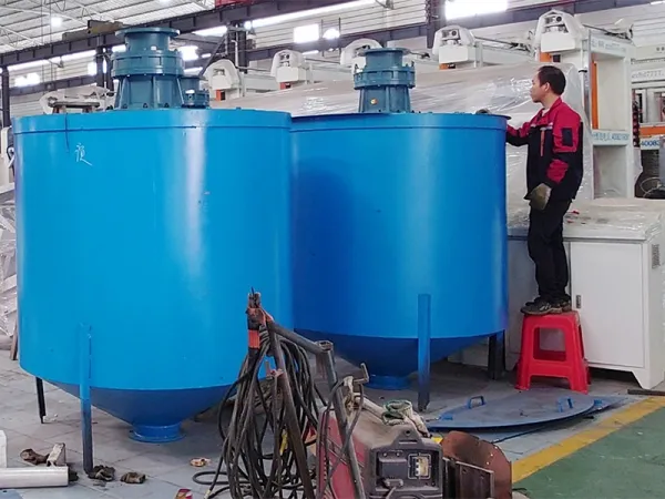 Procesamiento de tanques de mezcla