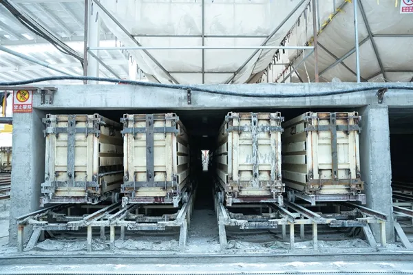 Línea de producción de bloques de hormigón espumado EPS en Aksu, Xinjiang, China