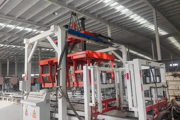 Línea de producción de bloques de hormigón espumado EPS en Aral Xinjiang, China