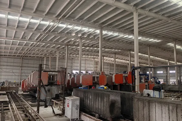 Línea de producción de bloques de hormigón espumado EPS en Aral Xinjiang, China