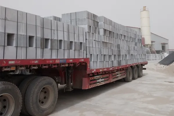 Línea de producción de bloques de hormigón espumado EPS en Aral Xinjiang, China
