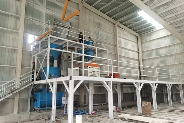 Línea de producción de bloques de hormigón espumado EPS en Aksu, Xinjiang, China