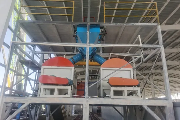 Línea de producción de bloques de hormigón espumado EPS en Hotan Xinjiang, China