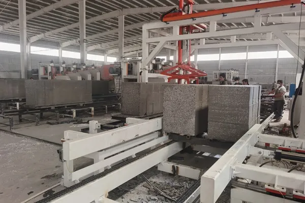 Línea de producción de bloques de hormigón espumado EPS en Hotan Xinjiang, China