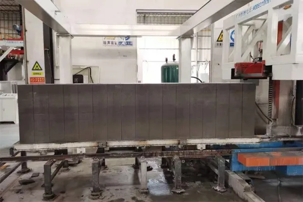 Modificación de la línea de producción de bloques CCA en una línea de producción de bloques de hormigón espumado EPS en Kashgar Xinjiang, China