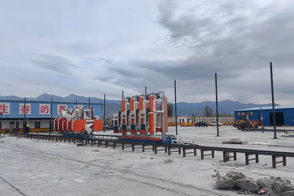 Modificación de la línea de producción de bloques CCA en una línea de producción de bloques de hormigón espumado EPS en Bayingol Xinjiang, China