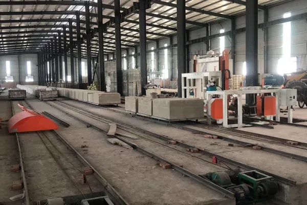 Optimización de la línea de producción de bloques de hormigón espumado en Sichuan, China