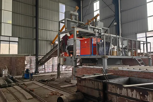 Optimización de la línea de producción de bloques de hormigón espumado en Sichuan, China