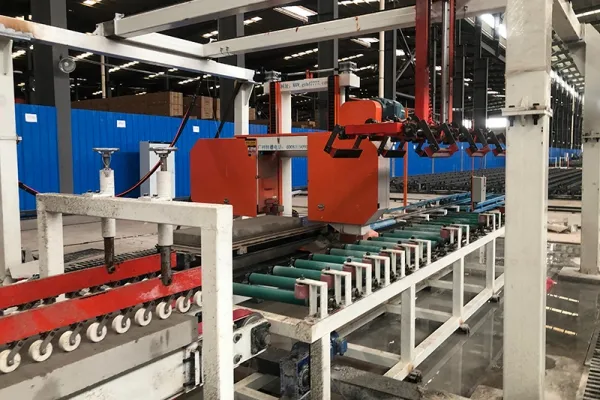 Línea de producción de paneles de pared de hormigón espumado en Jiangxi, China