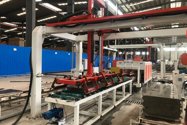 Línea de producción de paneles de pared de hormigón espumado en Jiangxi, China