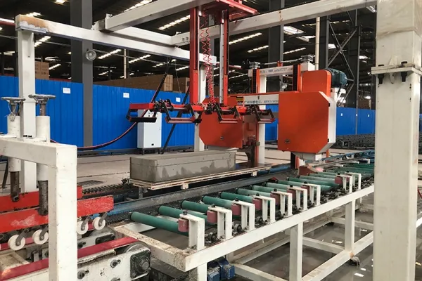 Línea de producción de paneles de pared de hormigón espumado en Jiangxi, China