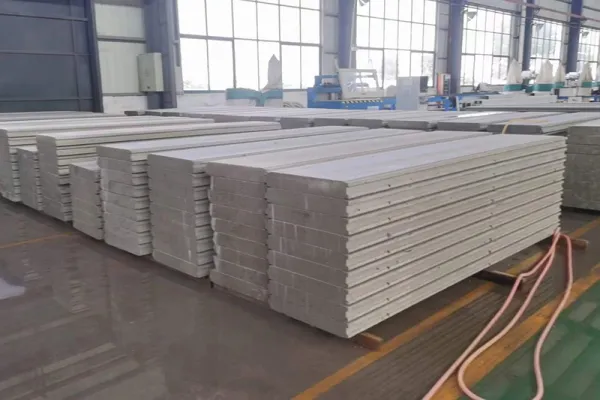 Línea de producción de paneles de pared de hormigón espumado en Jiangxi, China