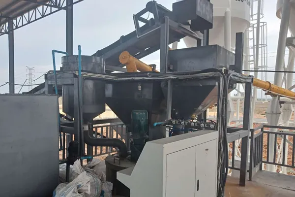 Línea de producción de bloques de HCCA en Phnom Penh, Camboya