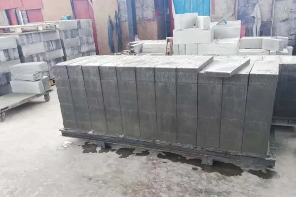 Línea de producción de bloques de HCCA en Phnom Penh, Camboya
