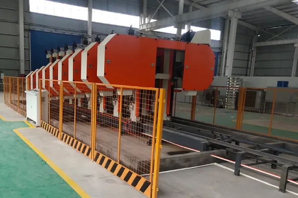 Línea de producción de bloques de HCCA en Guizhou, China