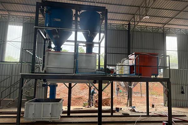 Línea de producción de bloques de HCCA de 100m³/día en Phnom Penh, Camboya
