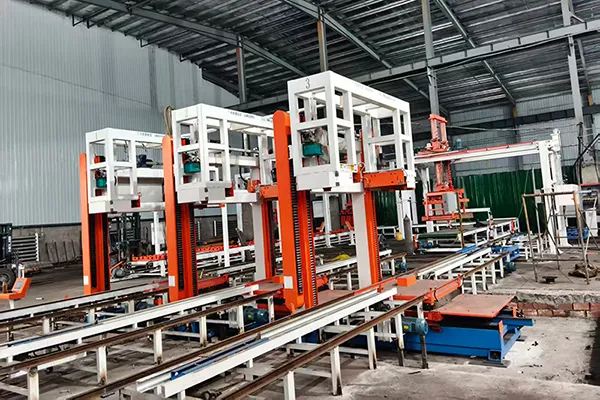 Línea de producción de bloques de HCCA en Ordos, Mongolia Interior, China