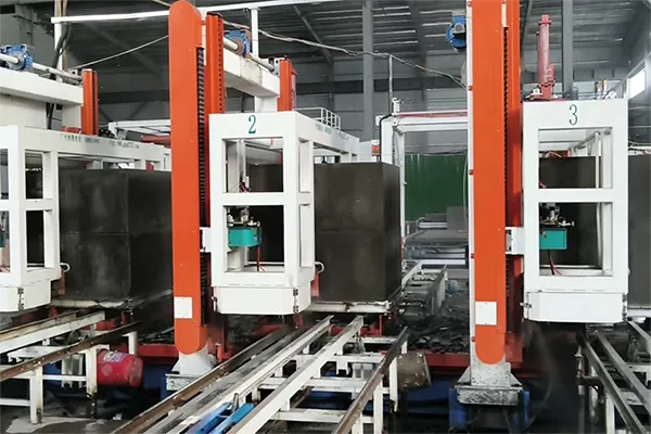 Línea de producción de bloques de HCCA en Ordos, Mongolia Interior, China