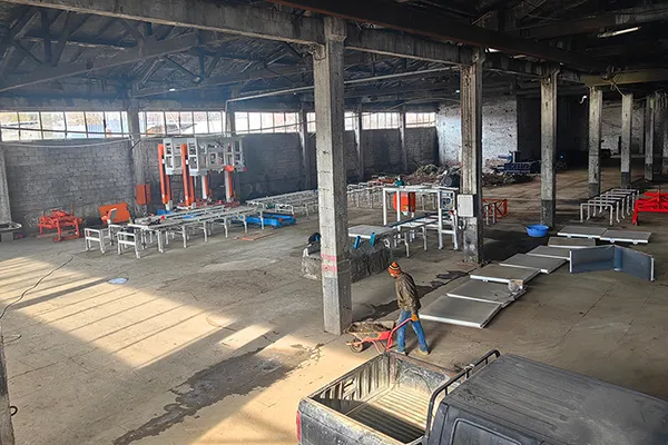 Línea de producción de bloques de HCCA en Jaiyl, Kirguistán