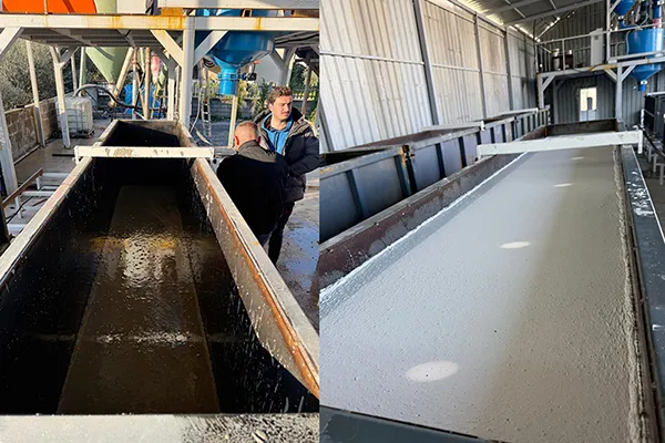 Línea de producción de bloques de hormigón espumado en Tirana, Albania