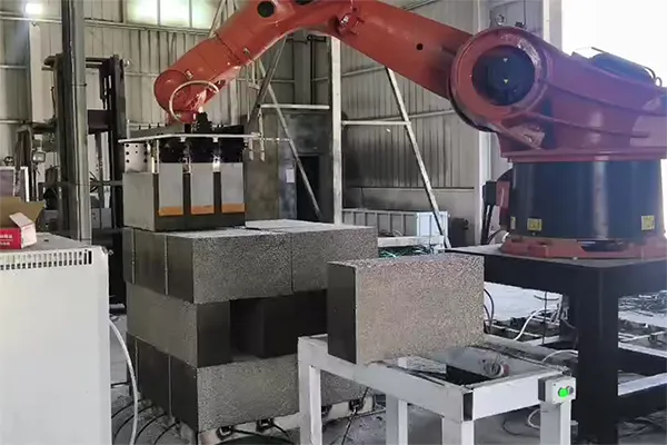 Optimización de la línea de producción de bloques autoaislantes en Kashgar, Xinjiang, China.