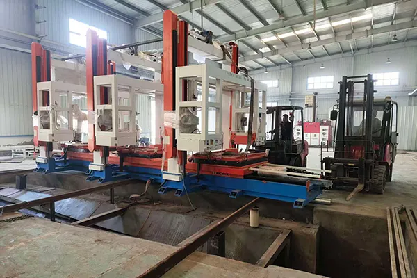 Línea de producción de bloques de hormigón espumado EPS en Lanzhou, Gansu, China