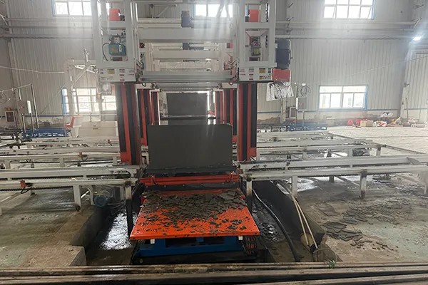Línea de producción de bloques de hormigón espumado EPS en Lanzhou, Gansu, China