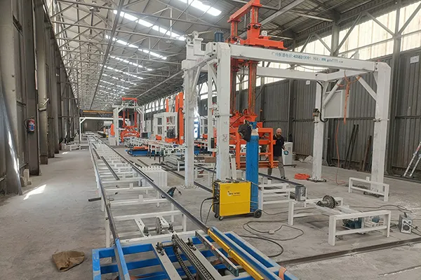 Línea de producción de bloques de hormigón espumado EPS en Johannesburgo, Sudáfrica
