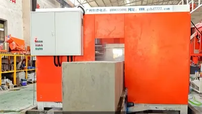 Línea de producción de paneles de pared de hormigón espumado