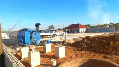 Producción de bloques de HCCA en Laos
