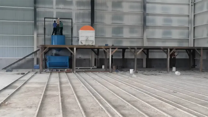 Producción de bloques de EPS en Wensu