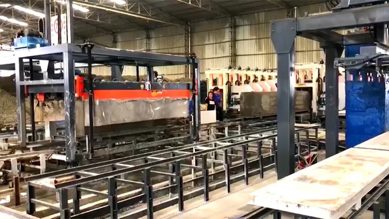 Producción de paneles de pared de hormigón en Sichuan