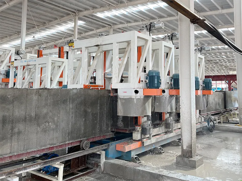 Línea de producción de bloques de hormigón espumado EPS