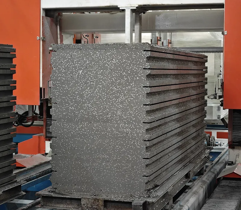 Línea de producción de paneles de pared de hormigón espumado de poliestireno expandido