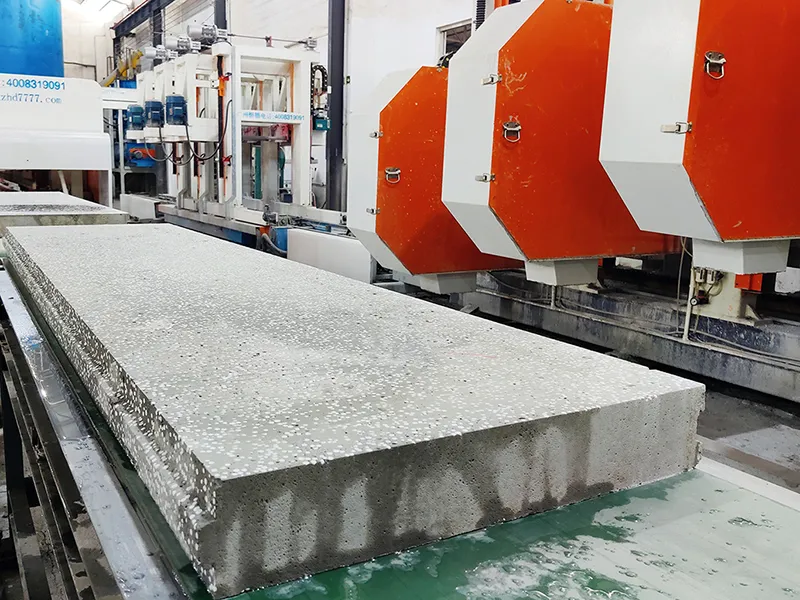 Línea de producción de paneles de pared de hormigón espumado EPS