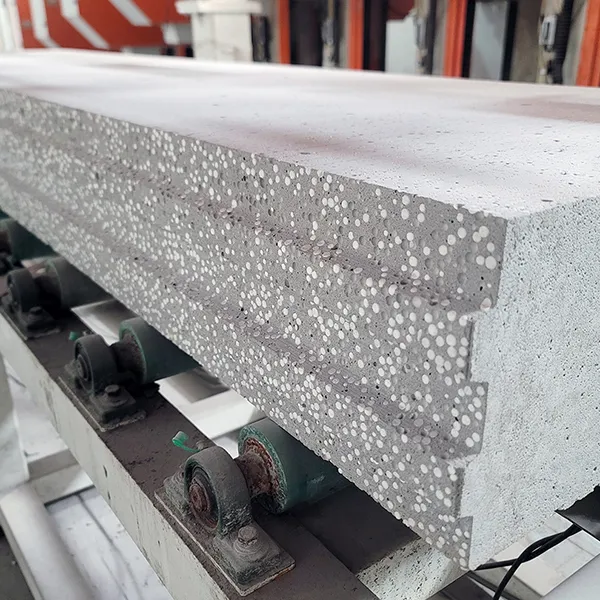 Línea de producción de paneles de pared de hormigón espumado de poliestireno expandido