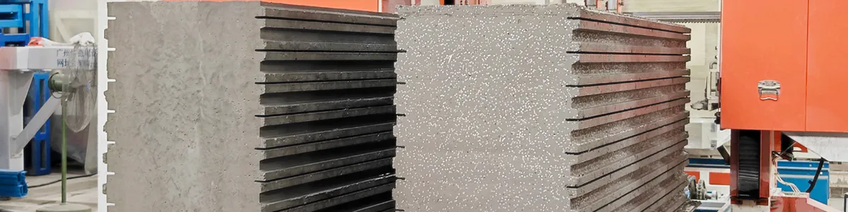 Línea de producción de paneles de pared de hormigón espumado de poliestireno expandido