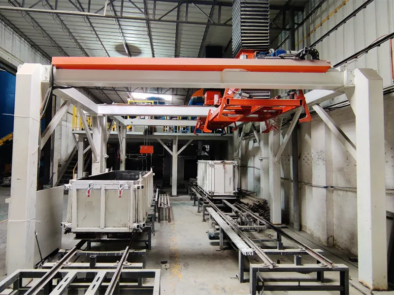 Línea de producción de bloques de hormigón espumado de ceramsita