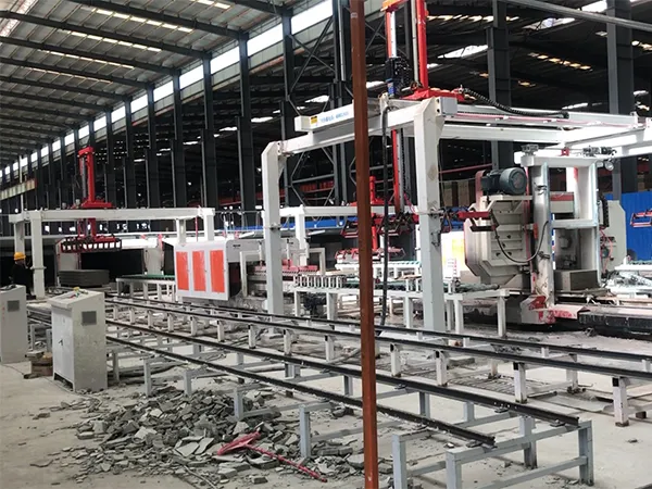 Ceramsite Línea de paneles de pared de hormigón espumado en las instalaciones del cliente