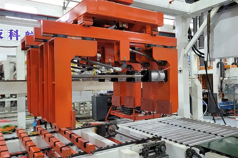 Máquina apiladora automática de bloques de hormigón